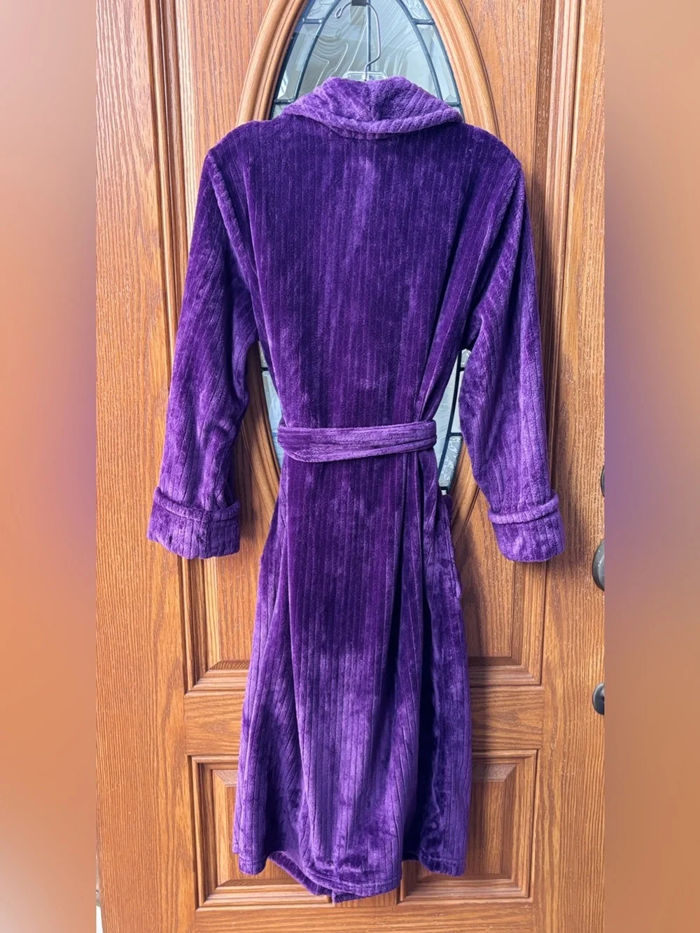 Women's Sonoma Goods For Life® Long Plush Wrap Rob Purple Size X-Small